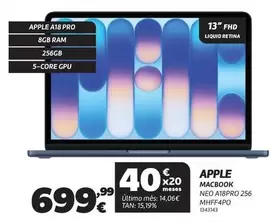 Apple - Macbook NEO A18 Pro 256 MHFF4PO