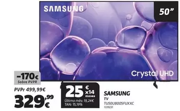 Samsung - Tv TU50U8005FUXXC