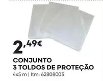 Conjunto 3 Toldos De Proteção