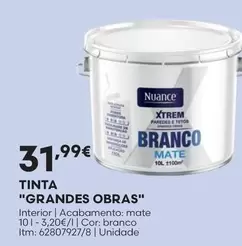 Tinta "grandes Obras"
