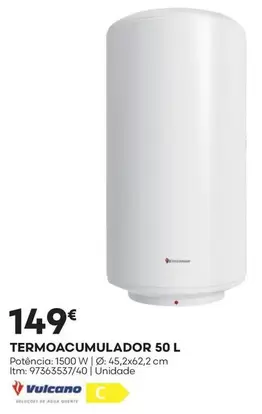 vulcano - Termoacumulador 50 L