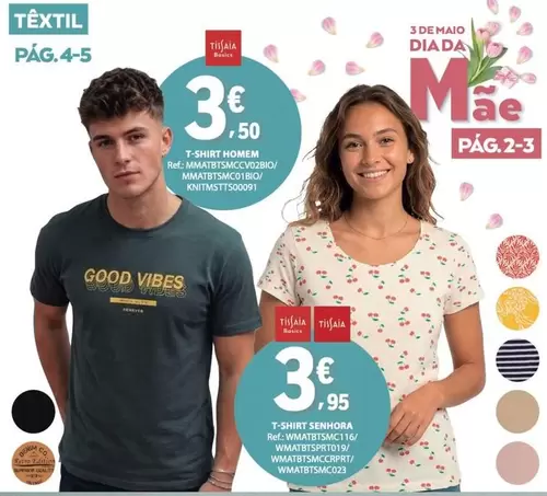 Denim - T-shirt Senhora