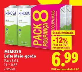 Mimosa - Leite Meio-gordo