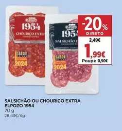 Elpozo - Salsichao Ou Chouriço Extra 1954