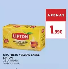 Lipton - Chá Preto Yellow Label