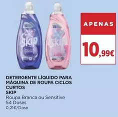 Skip - Detergente Líquido Para Maquina De Roupa Ciclos Curtos