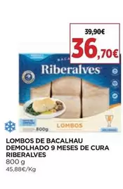 Riberalves - Lombos De Bacalhau Demolhado 9 Meses De Cura