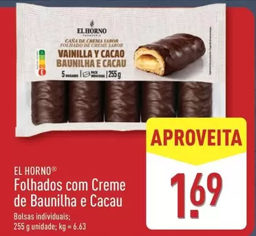 Folhados Com Creme De Baunilha E Cacau