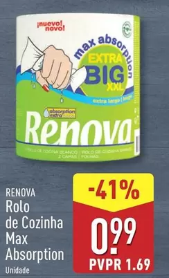 Renova - Rolo De Cozinha Max Absorption