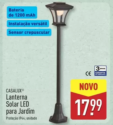 Lanterna Solar Led Para Jardim