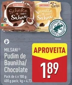 Milsani - Pudim De Baunilha/ Chocolate