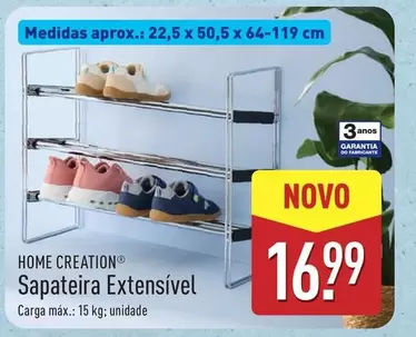 home creation - Sapateira Extensivel