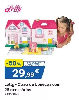 Lolly - Casa De Bonecas Com 25 Acessorios