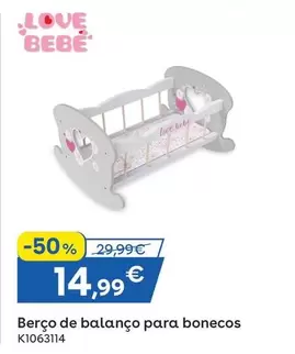 Love Bebe - Berco De Balanco Para Bonecos