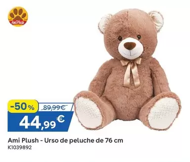 Ami Plush - Urso De Peluche De 76 Cm