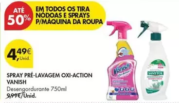 Vanish - Spray Pre Lavagem Oxi-action