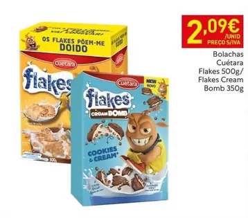 Cuétara - Bolachas Cuetara Flakes 500g/ Flakes Cream Bomb 350g