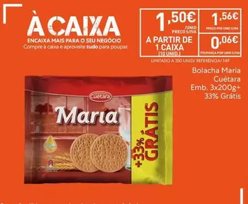 Cuétara - Bolacha María