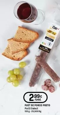 Porsi Select - Fuet De Porco Preto