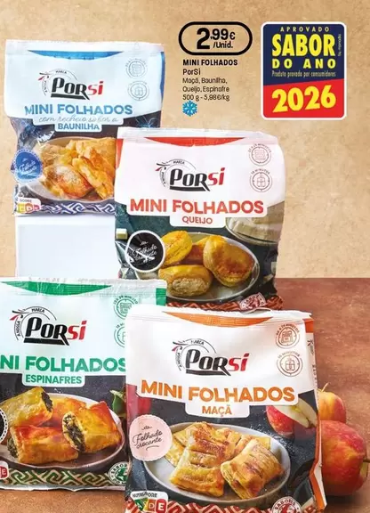 Porsi - Mini Folhados