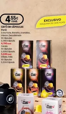 Porsi - Café Em Cápsulas