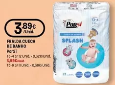 Porsi - Fralda Cueca De Banho