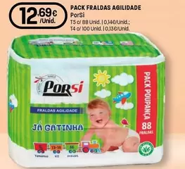 Porsi - Pack Fraldas Agilidade