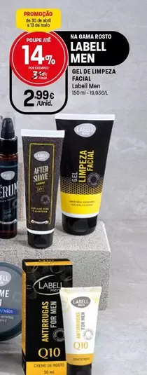 Labell Men - Gel De Limpeza Facial