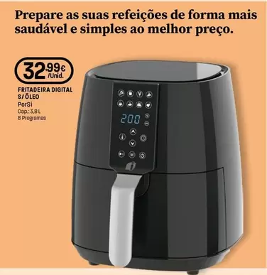 Porsi - Fritadeira Digital S/Oleo