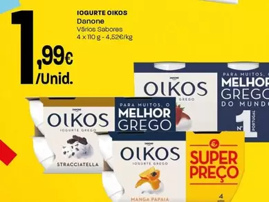 Danone - Iogurte Oikos 