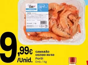 Porsi - Camarão Cozido 30/50