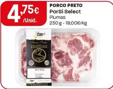 Porsi Select - Porco Preto
