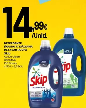 Skip - Detergente Liquido P/Maquina De Lavar Roupa
