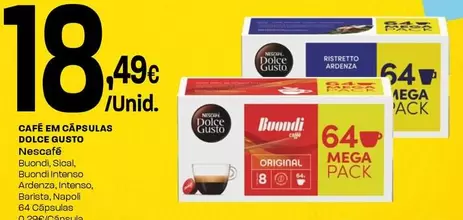 Nescafé - Café Em Cápsulas Dolce Gusto 