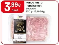 Porsi Select - Porco Preto