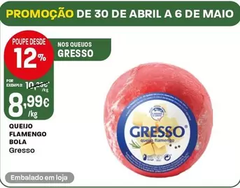 Gresso - Queijo Flamengo Bola