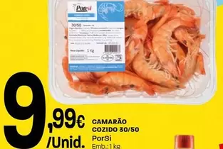 Porsi - Camarão Cozido 30/50