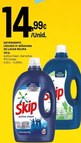 Skip - Detergente Líquido P/Maquina De Lavar Roupa