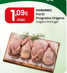 Porsi Programa Origens - Codorniz