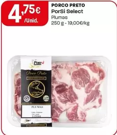 Porsi Select - Porco Preto