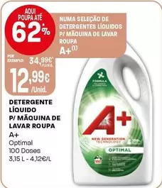 A+ - Detergente Líquido P/ Maquina De Lavar Roupa
