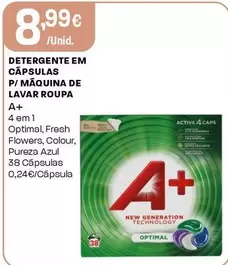 A+ - Detergente Em Cápsulas P/ Maquina De Lavar Roupa