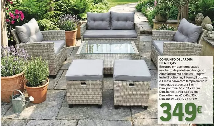 Dim - Conjunto De Jardin De 4 Fezas