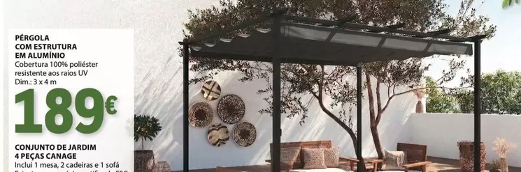 Dim - Conjunto De Jardin 4 Peças Canages
