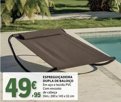 .Com - Espreguicadeira Dupla De Baloico