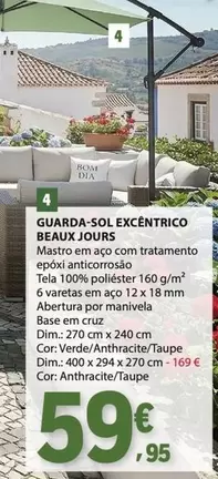Dia - Guarda-Sol Excentrico Beaux Jours