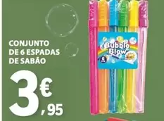 Conjunto De 6 Espadas De Sabao