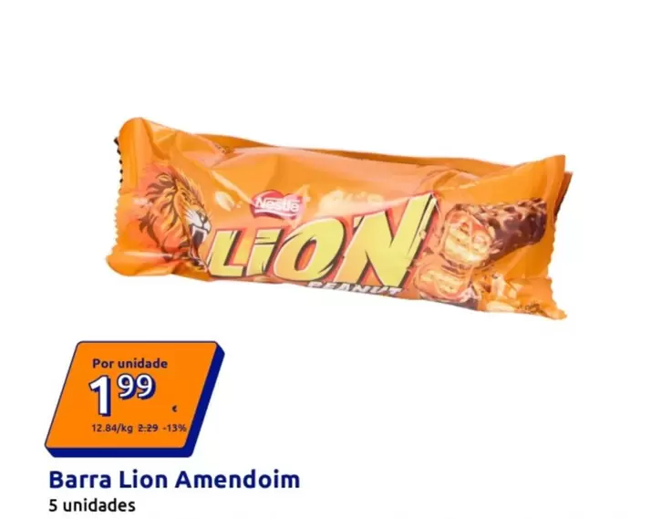Nestlé - Barra Lion Amendoim