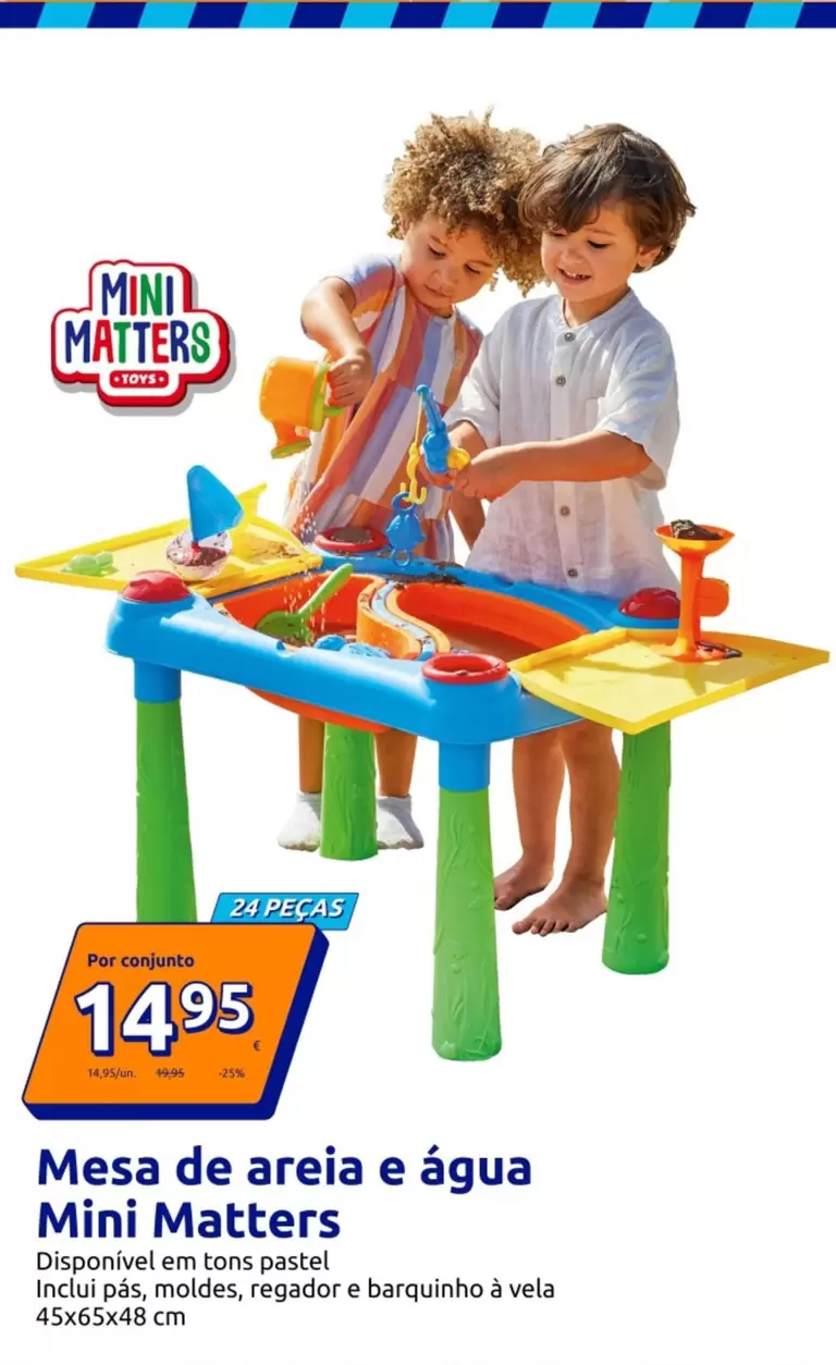 Mini Matters - Mesa De Areia E Agua