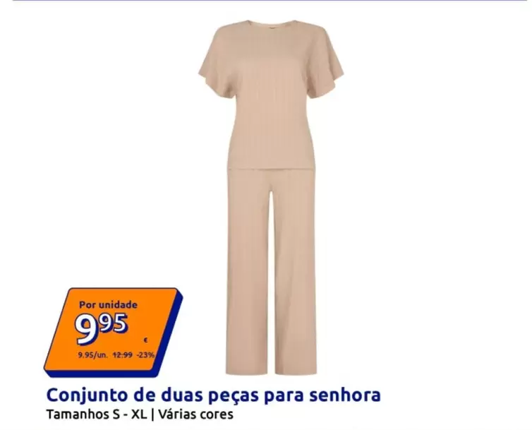 Conjunto De Duas Peças Para Senhora